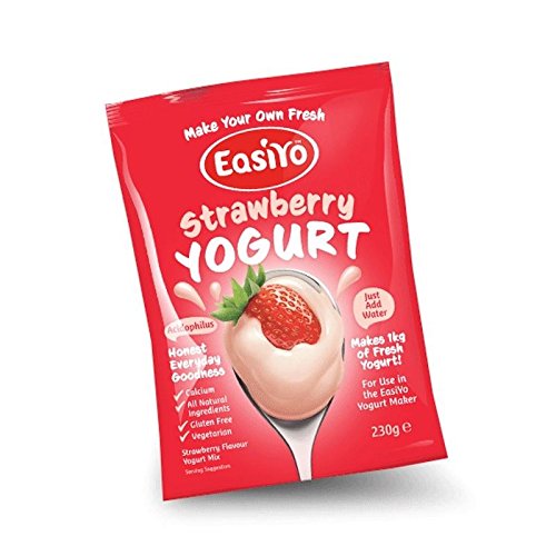 Easiyo Süße Erdbeer Joghurt Mix 230g (Packung mit 2)