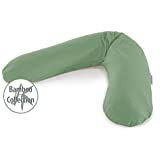 Replacement Cover For The Original Theraline Pregnancy And Nursing Pillow, 100% Cotton. Bamboo Collection Poplar
