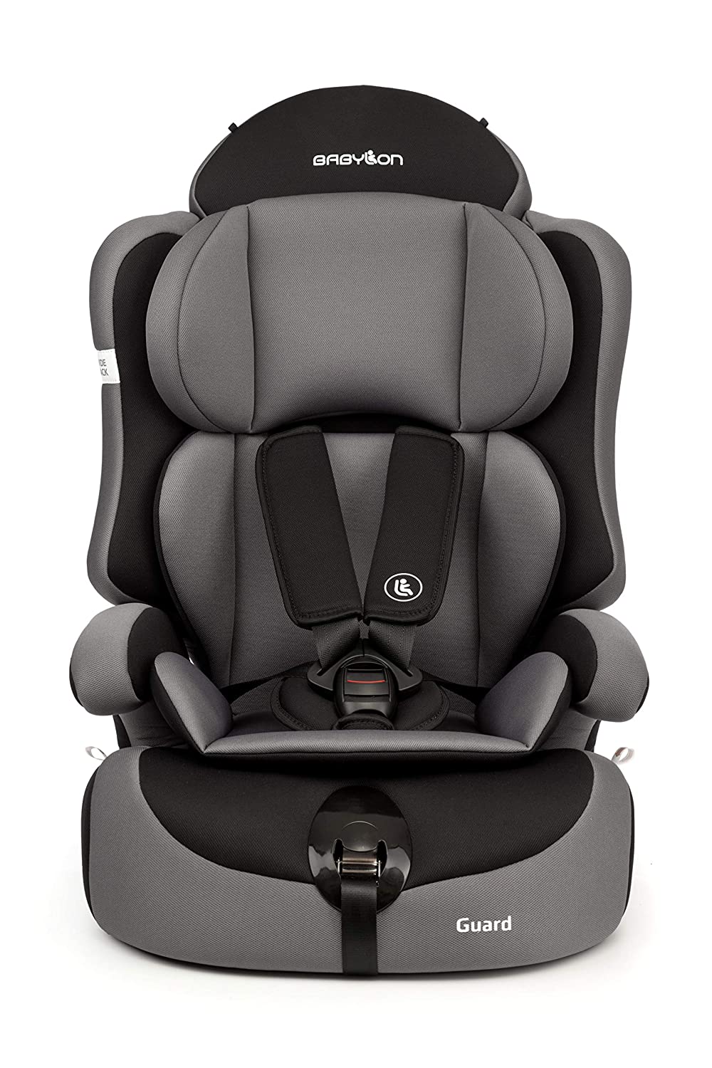 Babylon Guard Child Car Seat Group 1/2/3, 9-36 kg Child Seat with Top Tether 5 Point Seat Belt Car Seat Adjustable Headrest ECE R44/04 Grey
