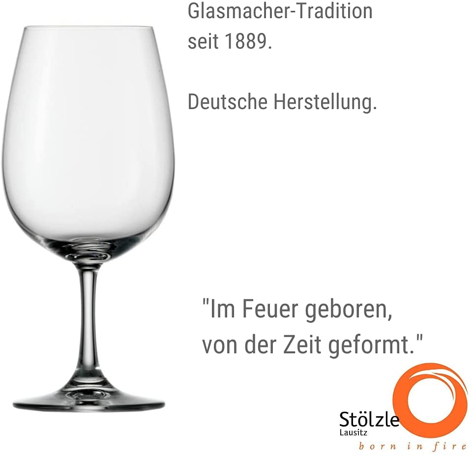 STÖLZLE LAUSITZ Weinland Wine Glasses Set of 6 High-Quality Wine Glasses Di
