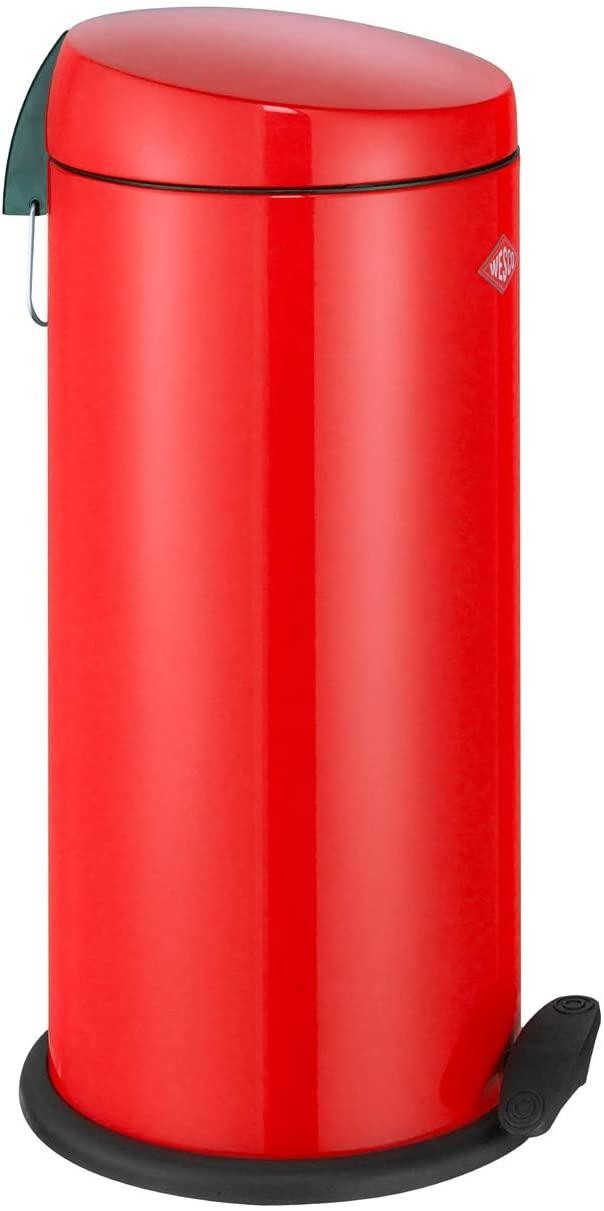 Wesco Capboy Maxi Pedal Bin 22 Litres Red