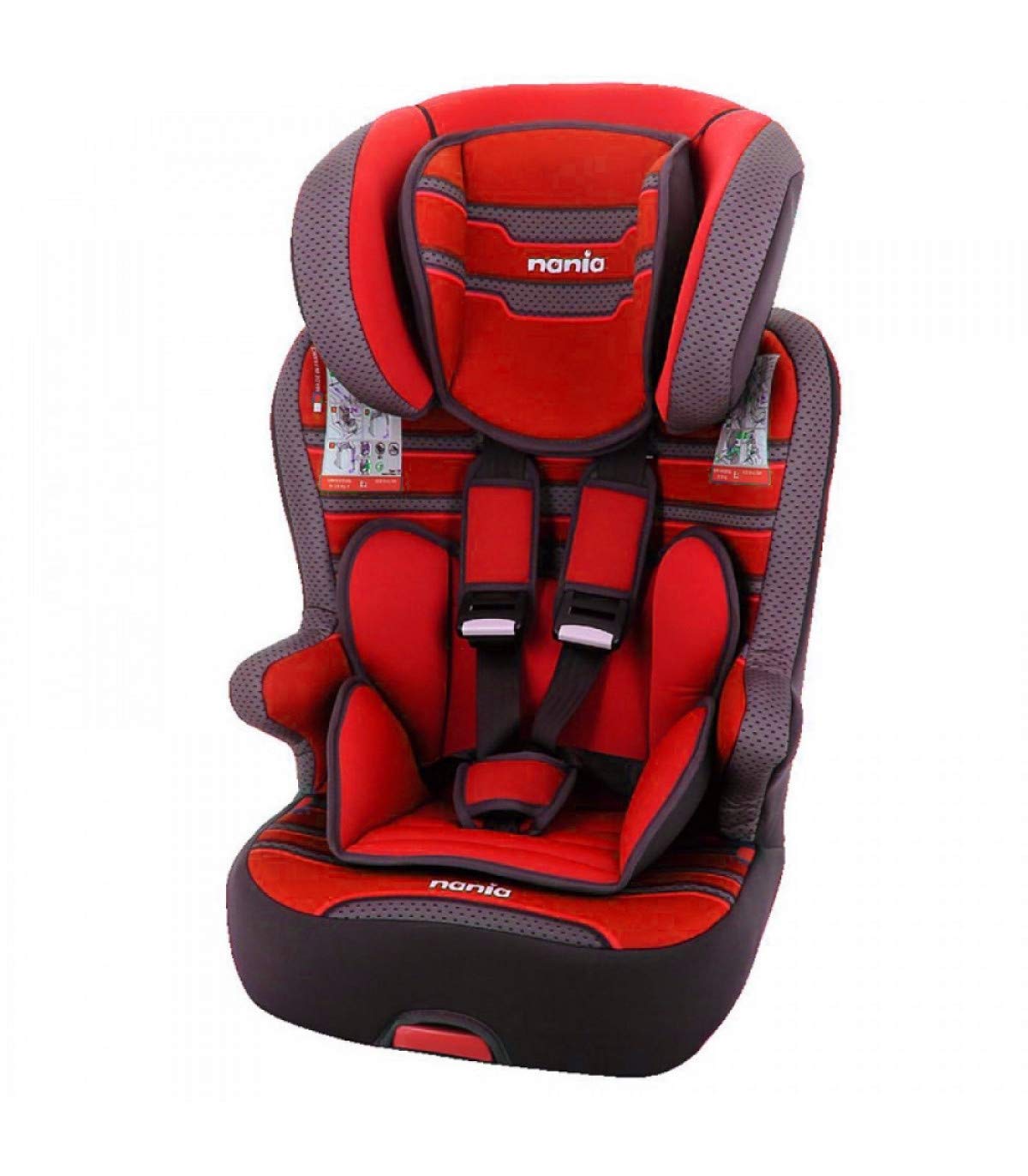 Isofix 869383 Nania Car Seat 9-36 kg Size 1/2/3 Racer Iso Boomer Red