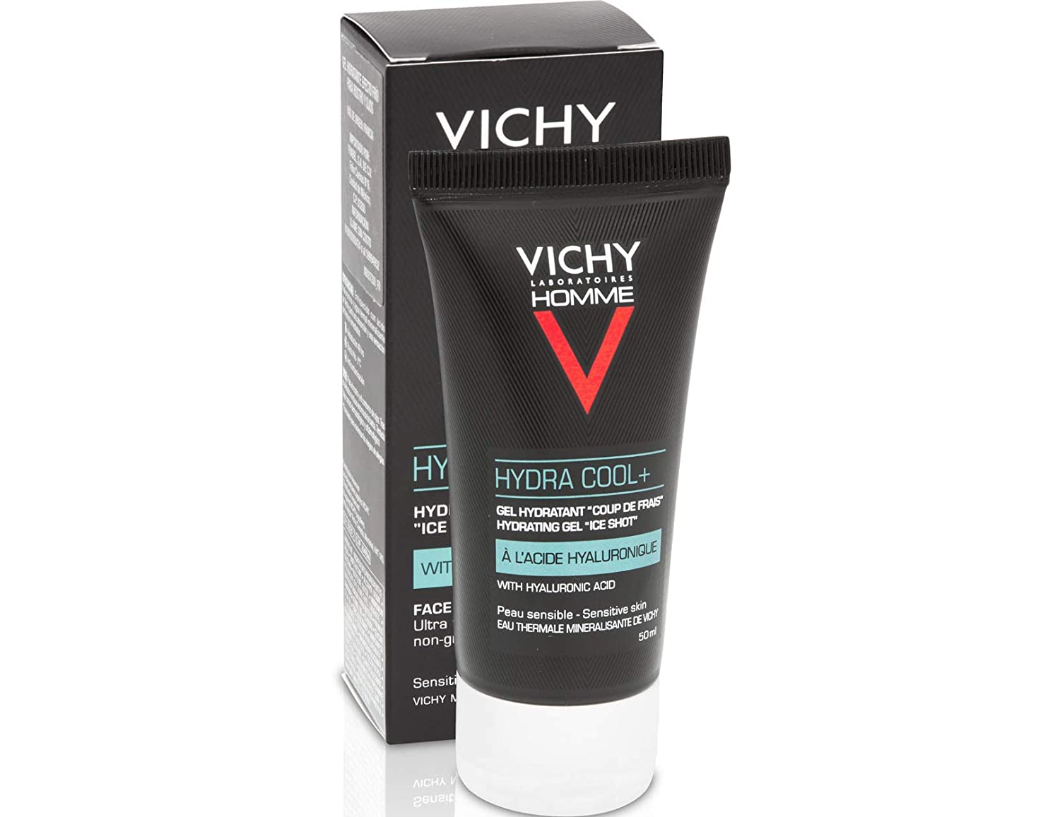 Vichy Homme Hydra Cool+ Gel Face and Eyes 50 ml, ‎weiß