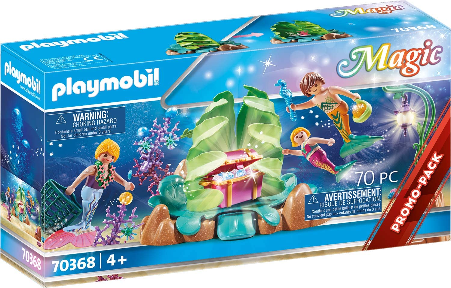 Playmobil Magic 70368 Coral Lounge Of Mermaids, With Light Effect And Colle