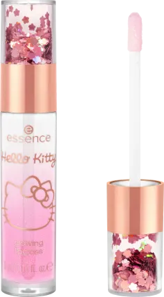 Lip gloss Hello Kitty Glowing 01 Today Just Got Cuter!, 5 ml