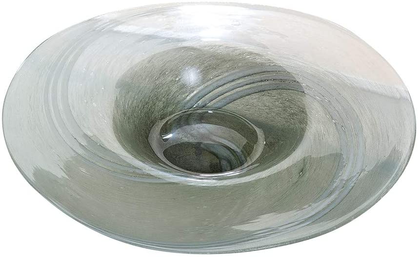 GILDE GLAS art Designer Glass Bowl Gift for Women Diameter 38 cm