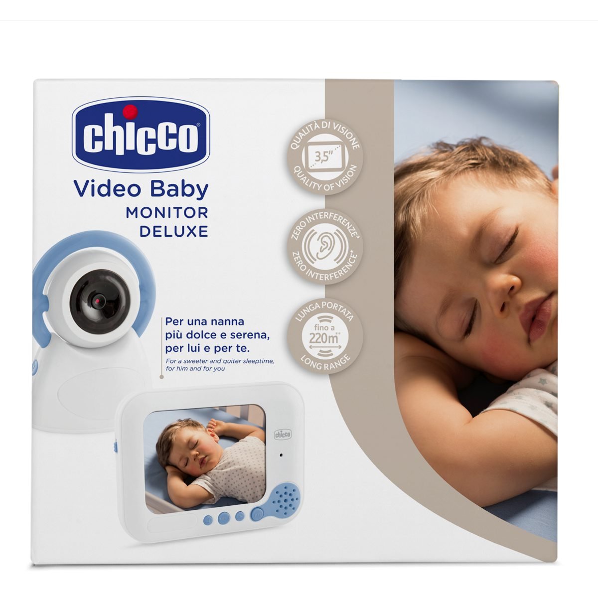 Chicco 0000932800000 Video Baby Monitor Top Deluxe 254, Multi-Coloured