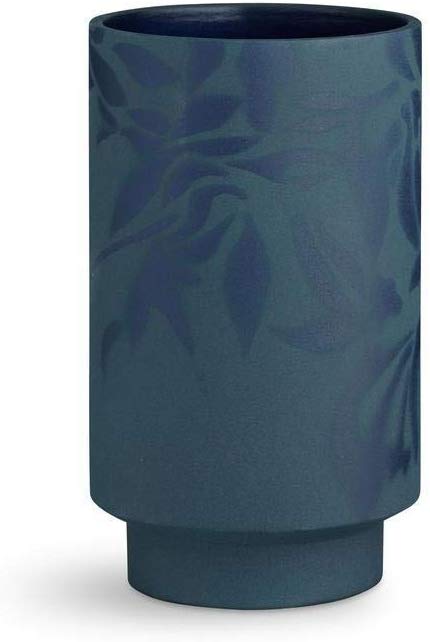 Kähler 18131 Vase - Flower Vase - Cabell - Indigo / Blue - Height 19 cm