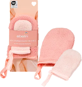 Make-up removal glove set 2 pieces Glowing Skin, 1 piece