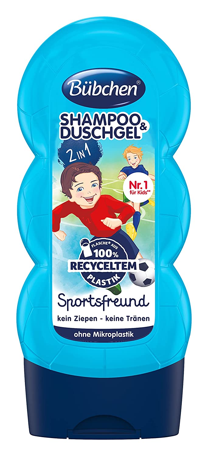 Bubchen Bübchen Shampoo & Duschgel Sportsfreund, 1x 230ml, ‎blau