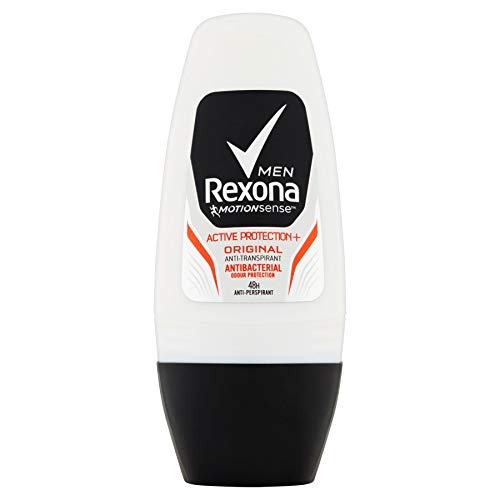 Rexona Protection Active+ Original Pack of 6 Roll-On Deodorant for Men 50 ml