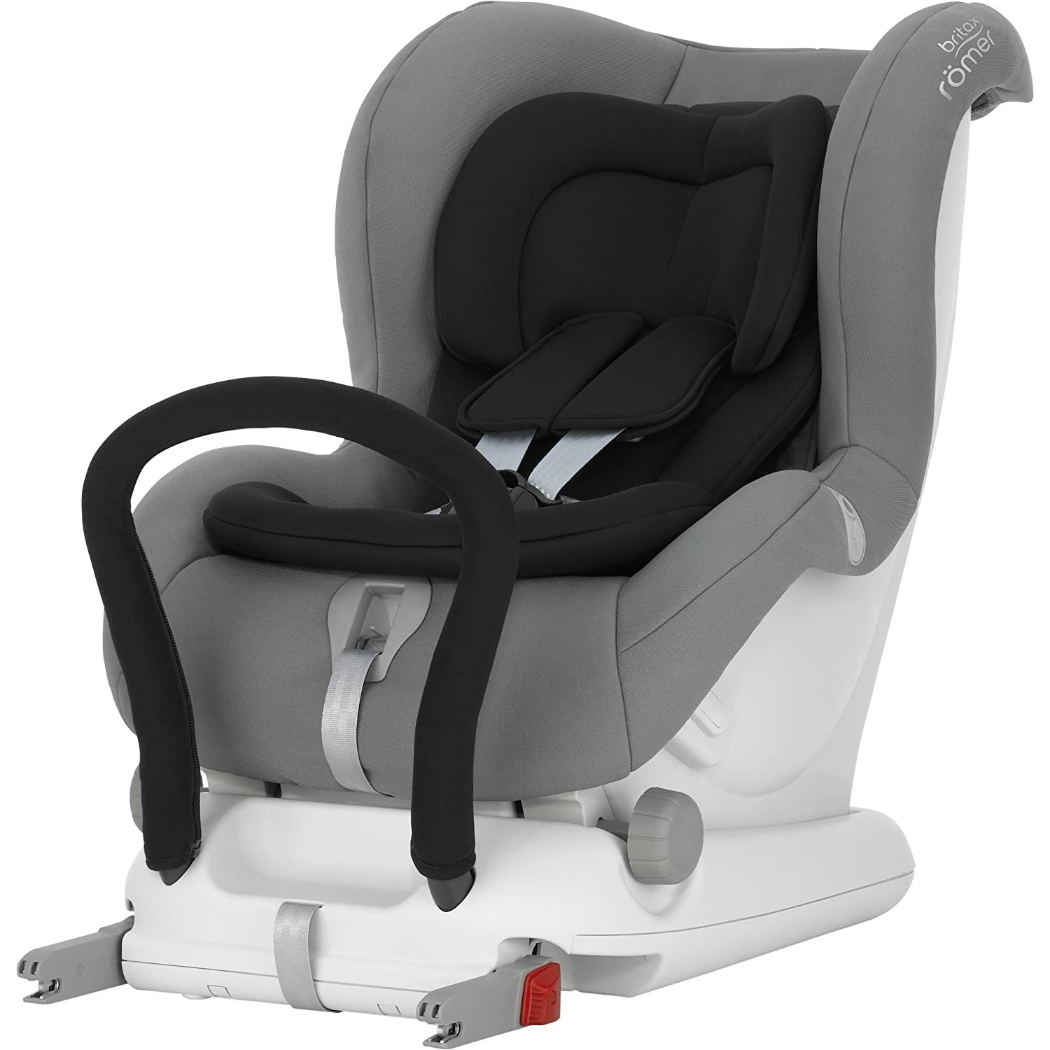 Britax Römer Child Seat 9 Months - 4 Years I 0 - 18 kg I MAX-FIX II Reboarder Car Seat Group 0+/1 I Steel Grey