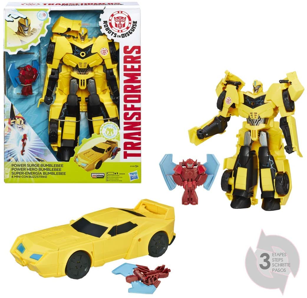 Hasbro Transformers B7069Es0 – Robots In Disguise Power Heroes Bumblebee An