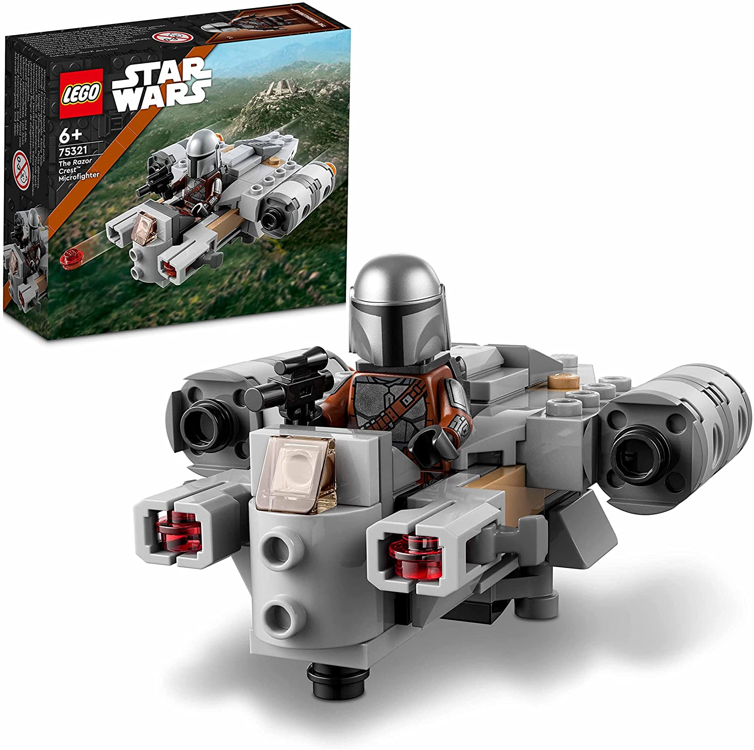 LEGO 75321 Star Wars Razor Crest Microfighter mit Mandalorianischem Kanonen