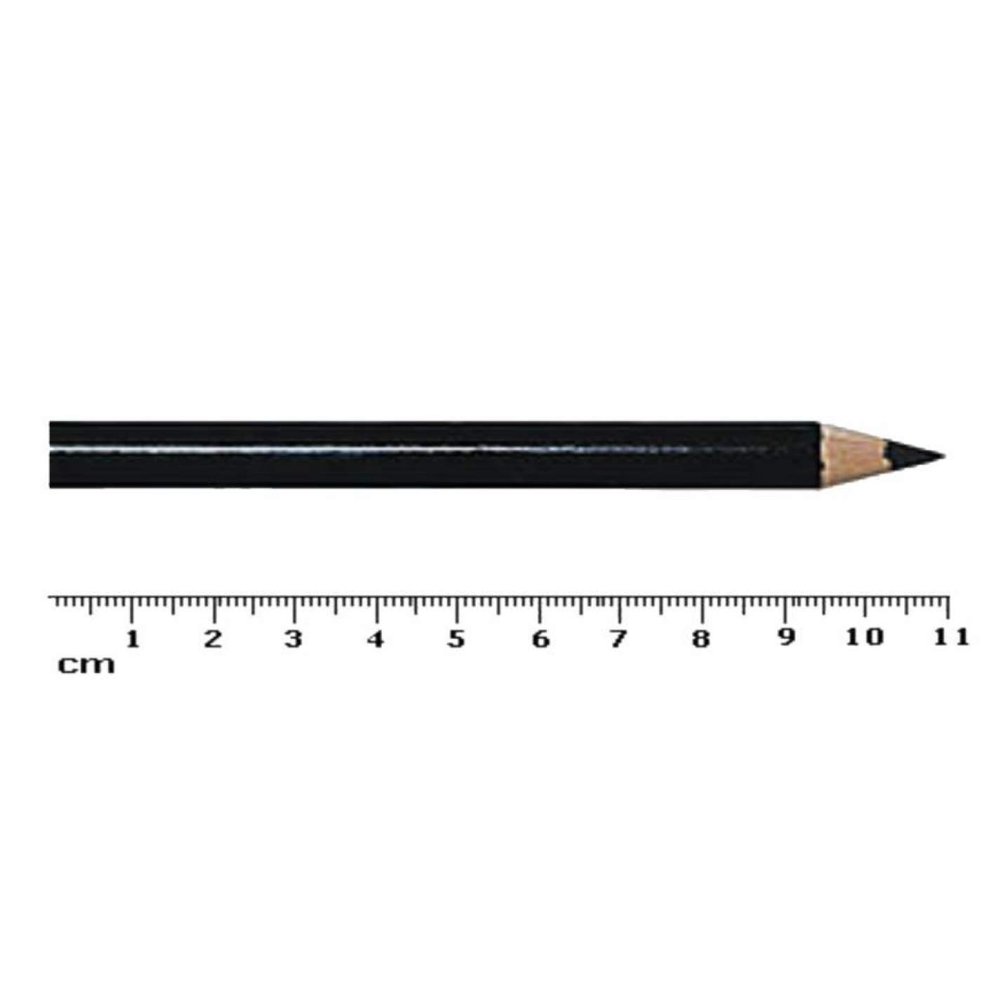 Make-up-Stift 11 cm, schwarz Kohlekajal