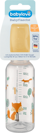 babylove Baby bottle foxes, 250 ml, 1 pc