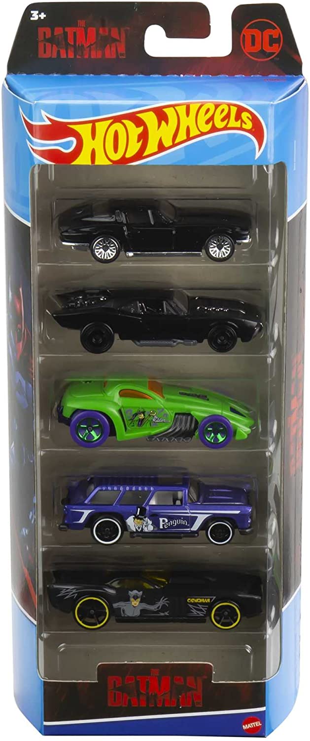 Hot Wheels 5-piece Batman gift set, ‎multicoloured