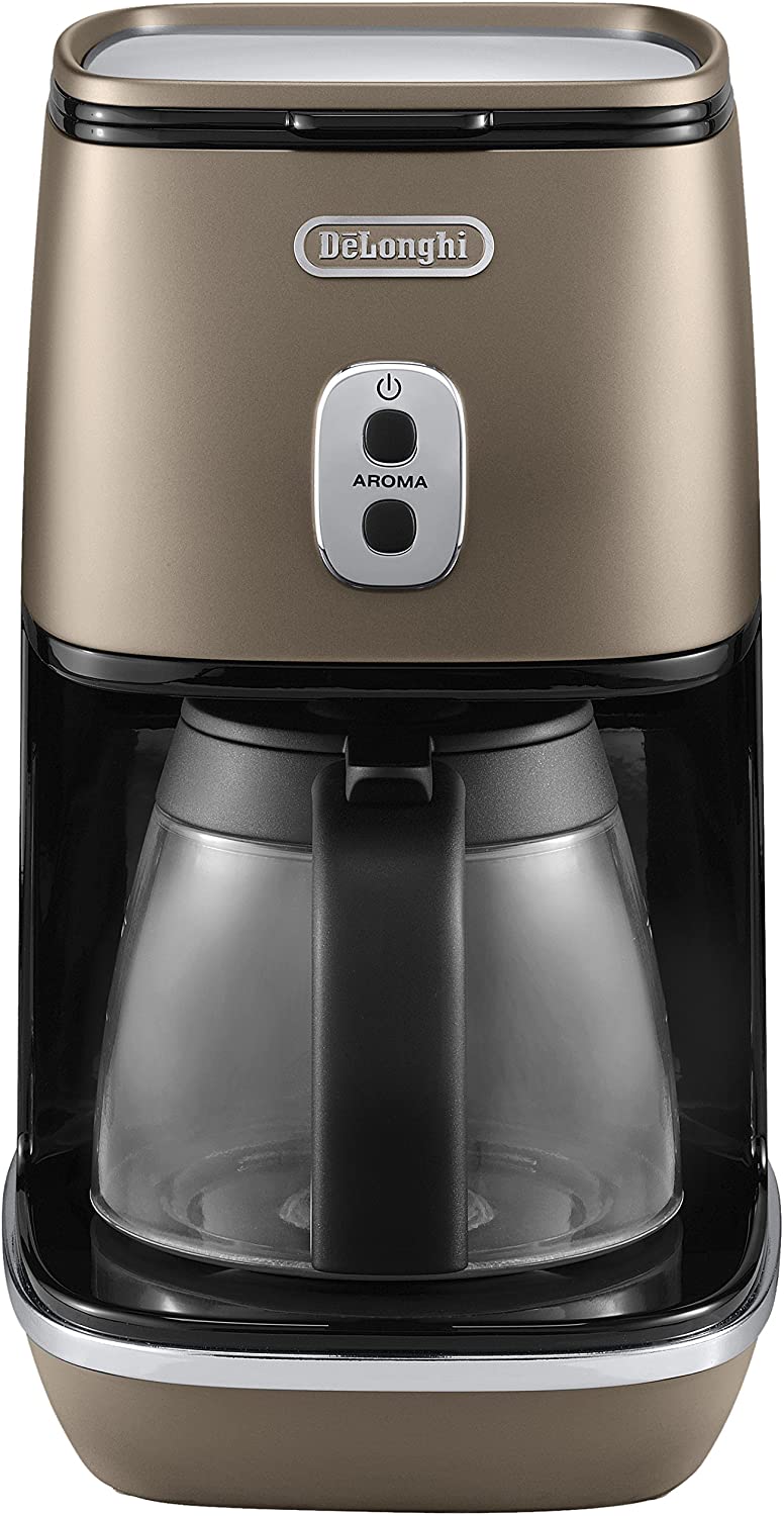 DeLonghi ICMI 211.BZ coffee maker - coffee makers (freestanding, Drip coffee maker, Ground coffee, Coffee, Bronze, 50/60 Hz)