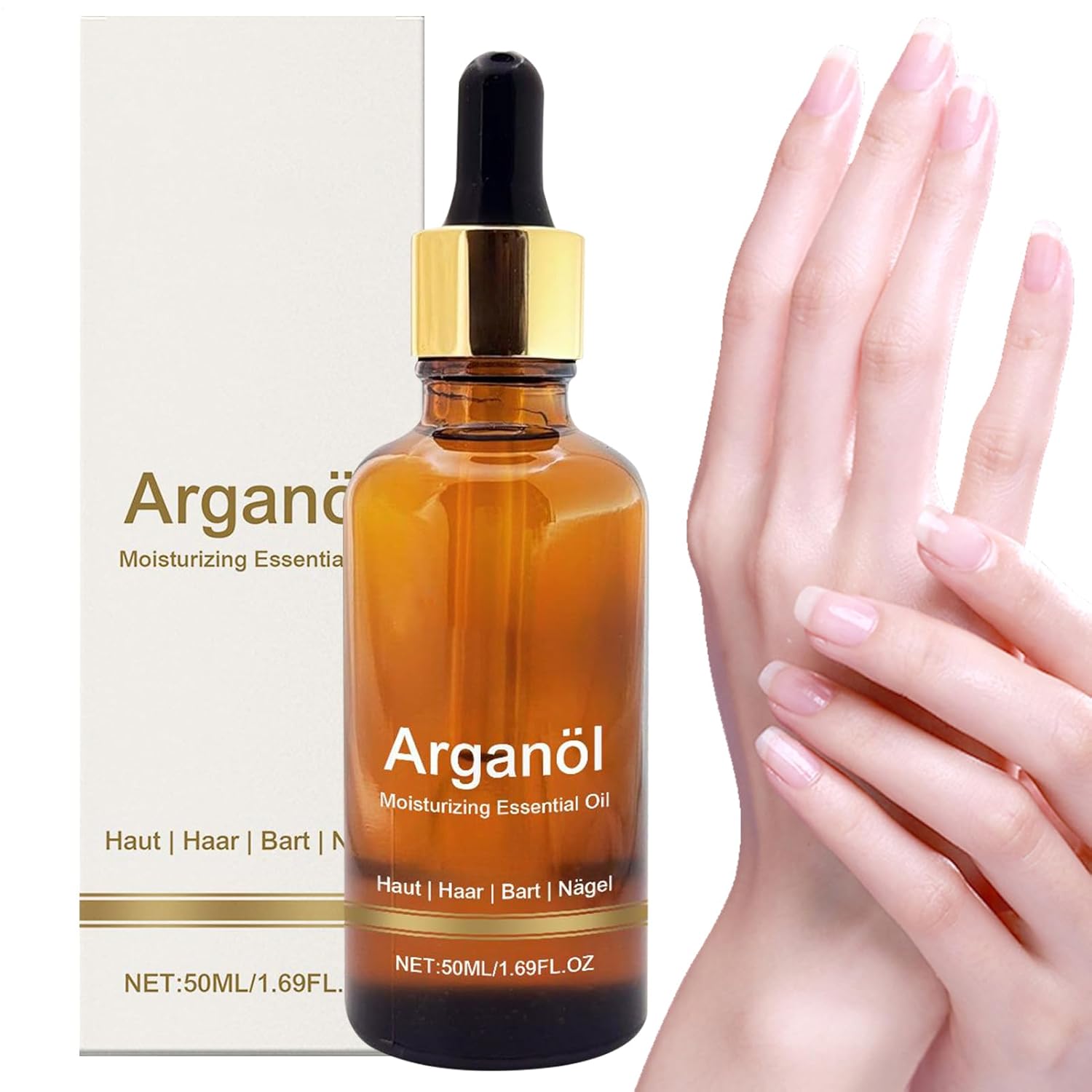 Moisturising Oil, Organic Face Grease Body Moisturiser, 1.22 x 4.57 Inches Lightweight & Fast Absorbing Lotion, Skin Hydration for Hair Scalp Belly Massage, and Daily Nourishing Care