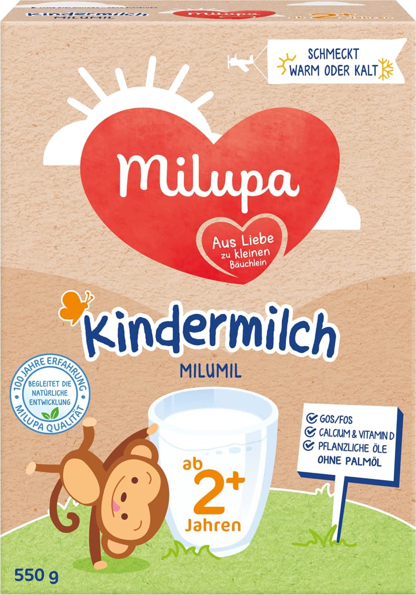 Milupa milumil Children\'s Milk 2+, pack of 5 ( 5 x 550g)