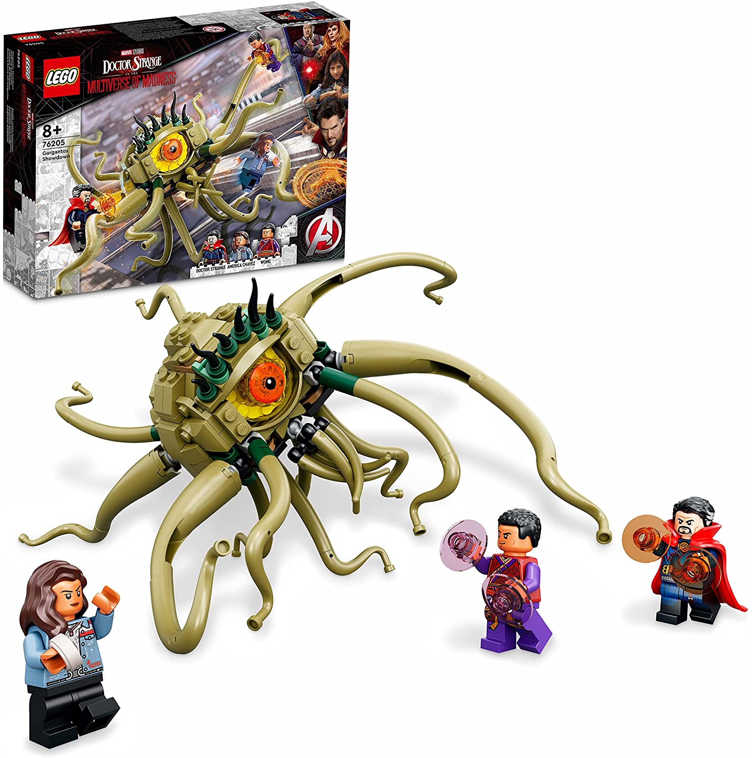 LEGO 76205 Marvel Duell mit Gargantos, Oktopus-Monster mit beweglichen Tent