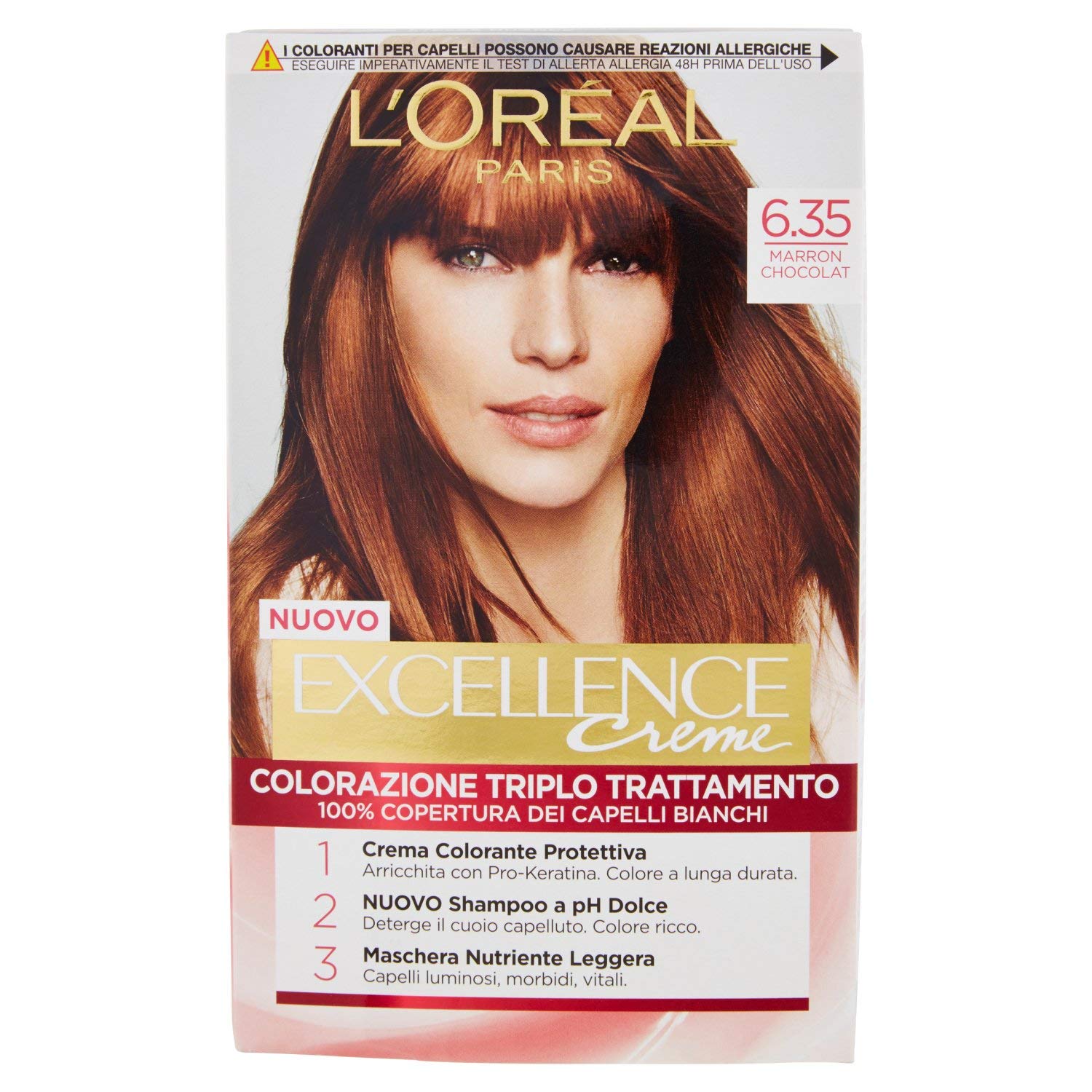 Excellence hair dye cream 6/35 Marron Chocolate