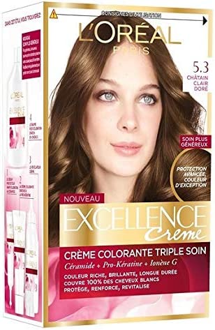 inconnu L\'Oréal Paris Excellence Cream 5.3 Light Brown, Gold, 1 Piece