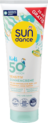 Sunscreen Kids sensitive, SPF 50, overfill, 125 ml