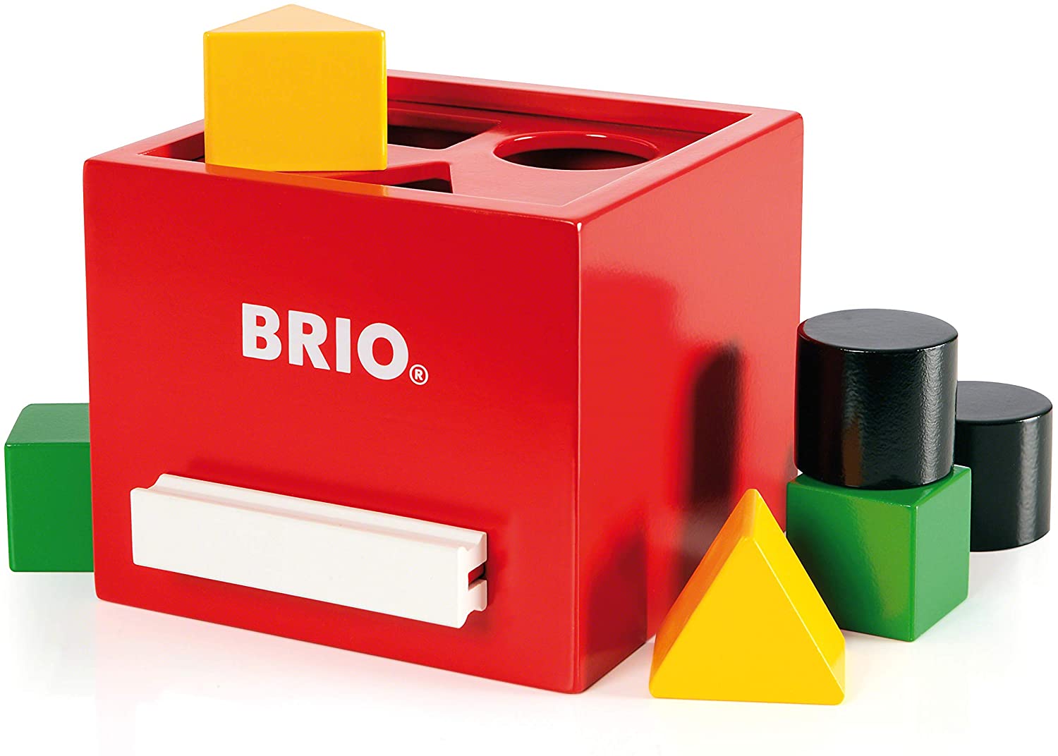 Brio 30148 Sorting Box (Red/ Assorted Colours)