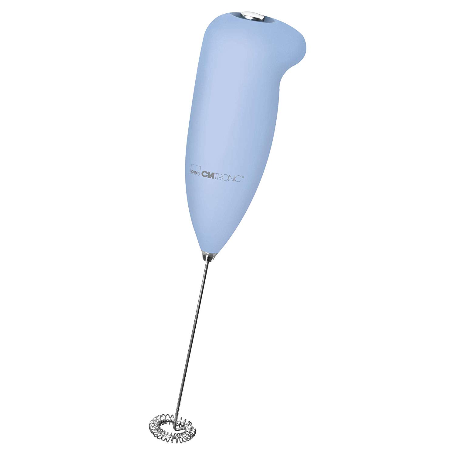 Clatronic Ms 3089 Milk Frother Battery Operated Stainless Steel Whisk Blue 