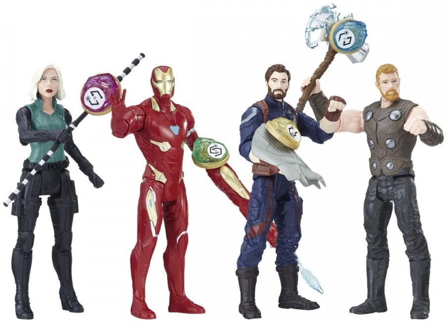 Marvel Avengers E0605EU4 Figure with Gemstone and Accessories, Assorted