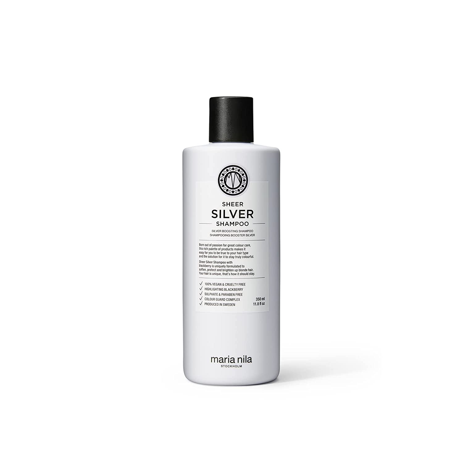 Maria Nila Sheer Silver shampoo, 350 ml., ‎violet