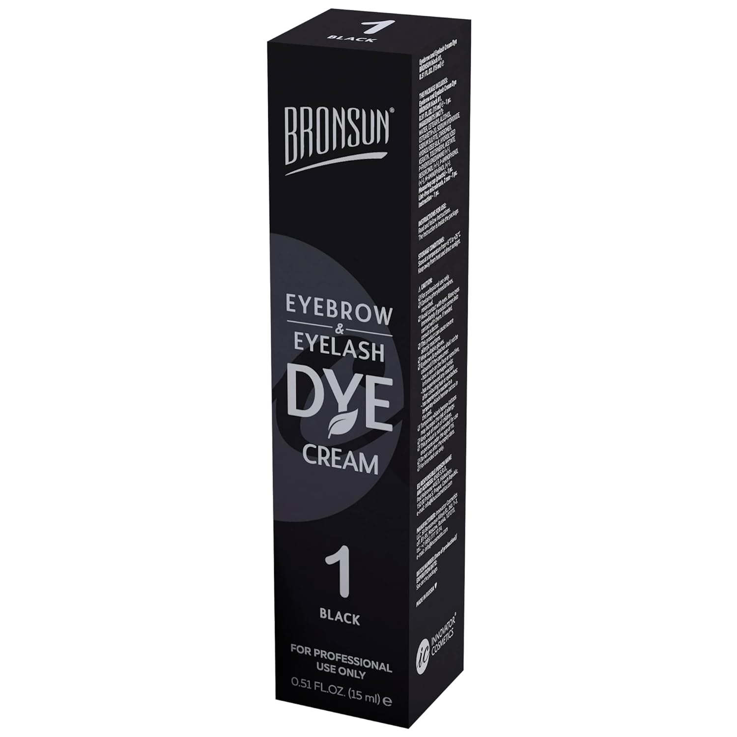 Bronsun Eyebrow & Eyelash Dye Cream Black Eyelash Color