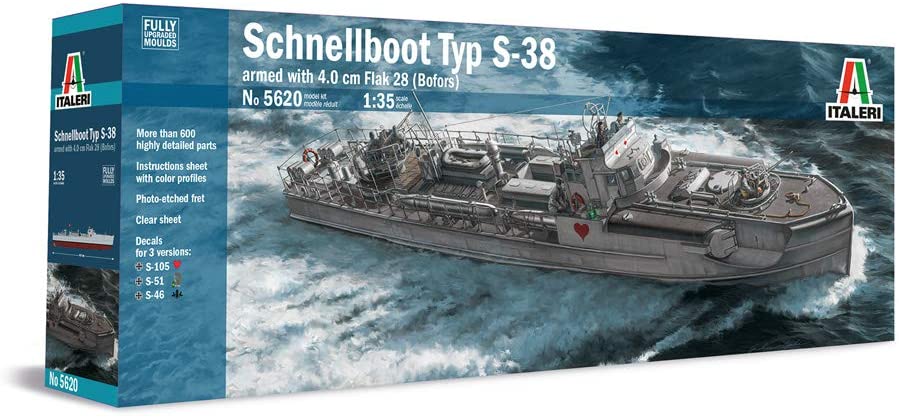 Italeri 1: 35 Speedboat Type S 38/4. 0 Cm Anti-Aircraft 28 510005620