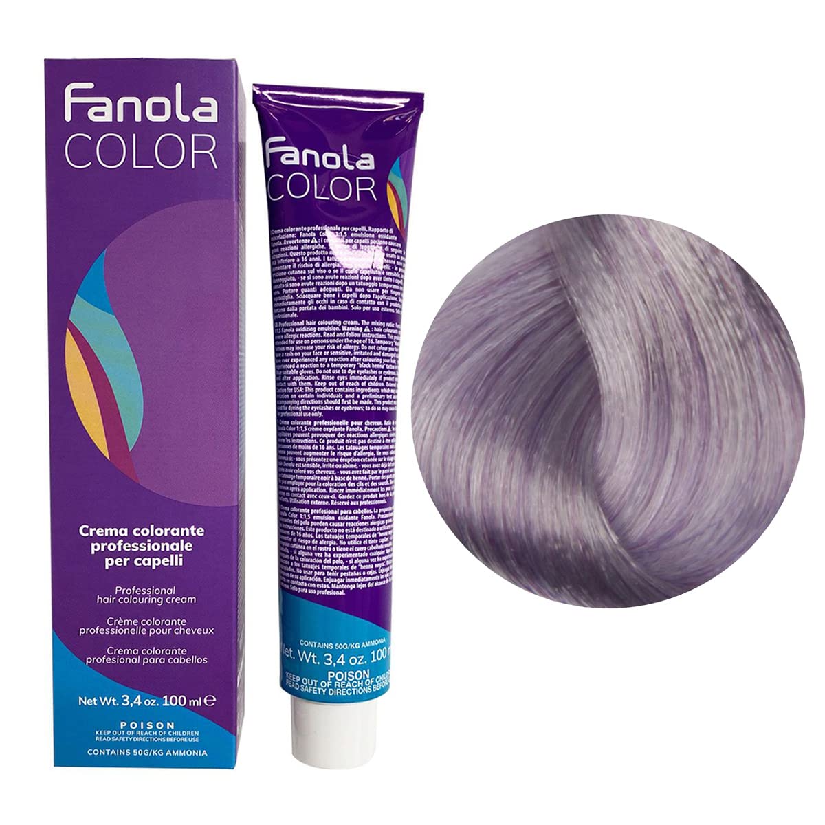 Fanola crema colore Coloring Cream 9.2 F Very Light Blonde Fantasy Violet, 100 ml