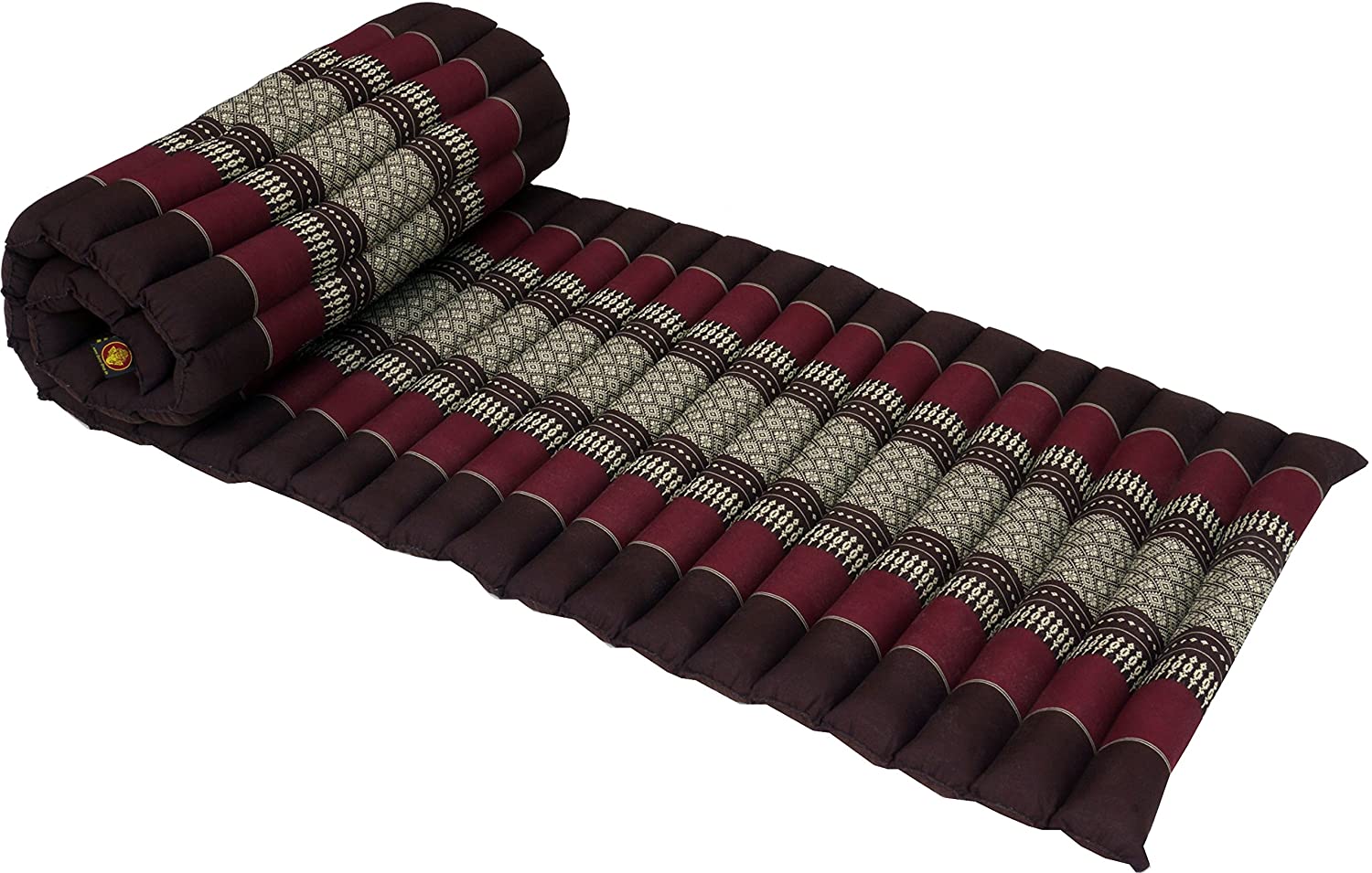 Guru Shop, Rollable Thai Mat With Kapok Filling, Cotton, 4X55X180, Thai Mat