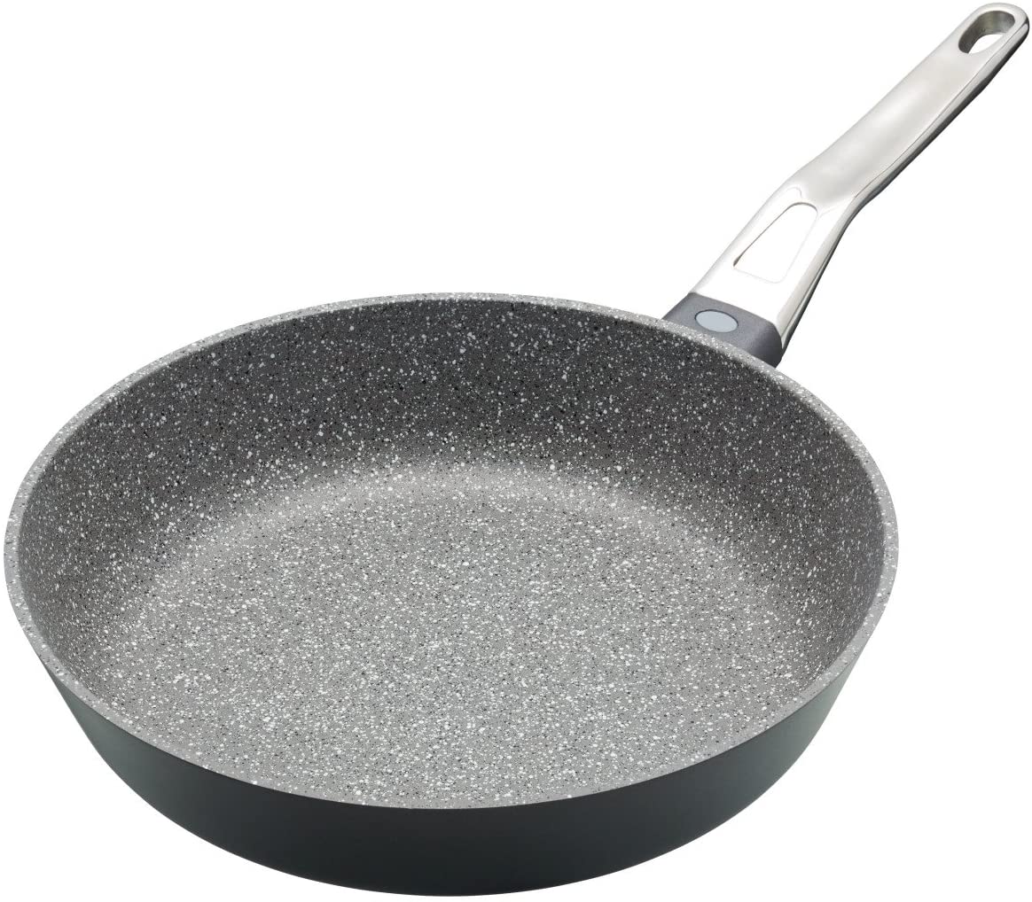 Kitchen Craft Master Class Induktionstauglichen Non-Stick Frying Pan – Cast Aluminium – 20 cm (8 Inches) – Grey, grey, 23 cm