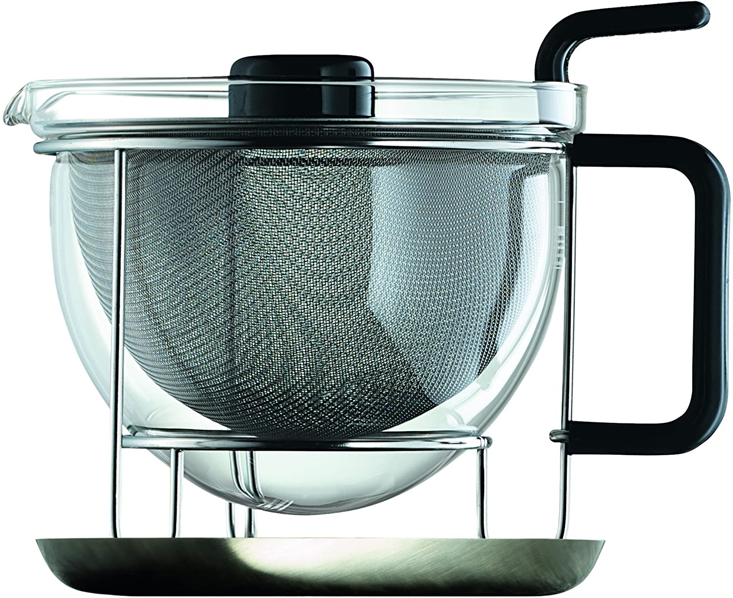 mono Classic Teapot With Tray transparent/borosilicate glass/1,5 l