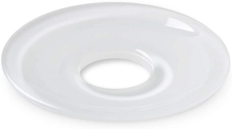 Holmegaard Candle Holder White 13.5 x 9.5 x 9.5 cm