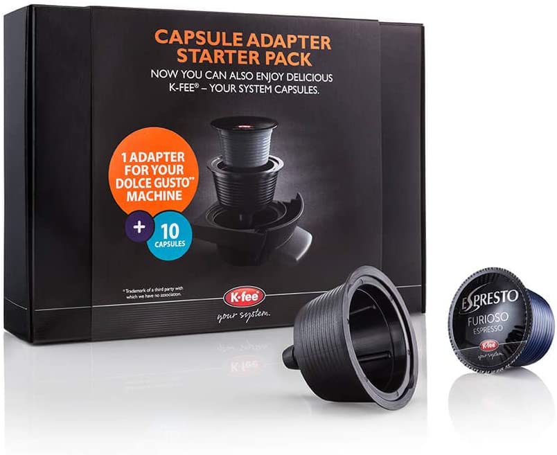 K-fee system capsule adapter starter pack for Dolce Gusto® machines incl. 10 capsules ESPRESTO