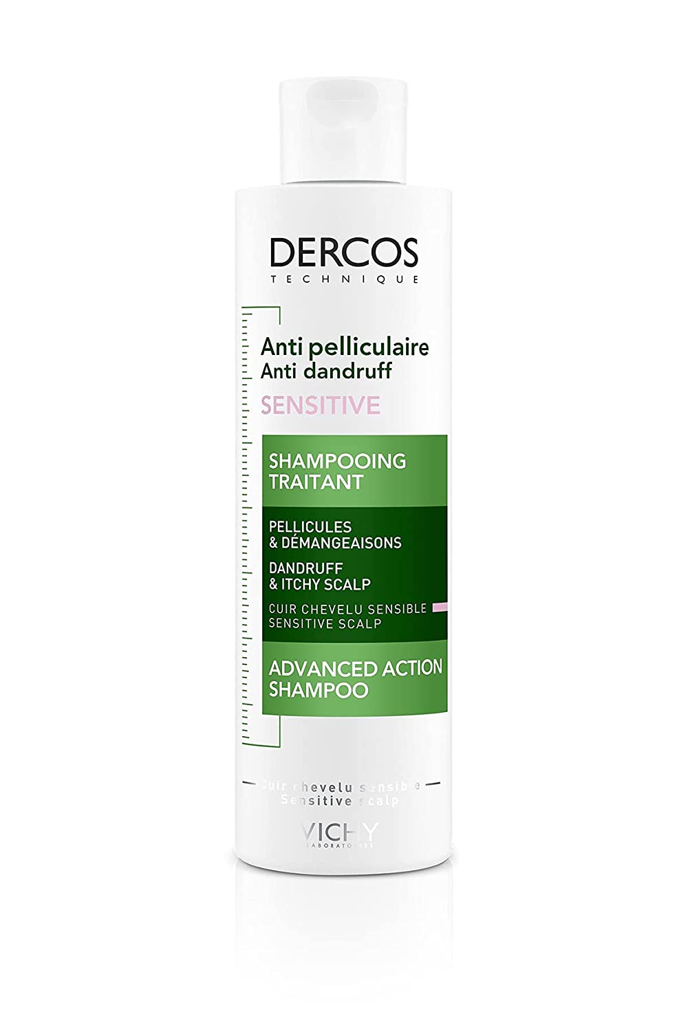 VICHY Dercos Anti-Dandruff Sensitive Shampoo 200 ml, ‎white