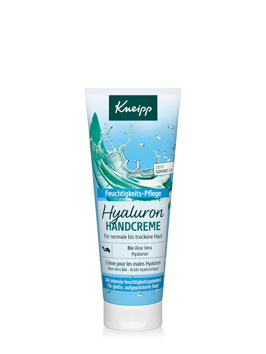 Kneipp Hyaluronic Hand Cream - With Hydro Boost Complex - Reduces Wrinkles - Absorbs Immediately - 75 ml