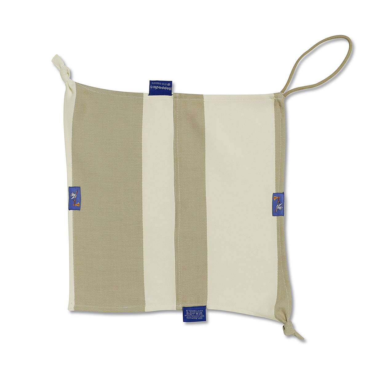 Hoppediz St Kai Comforter and Burp Cloth, Beige