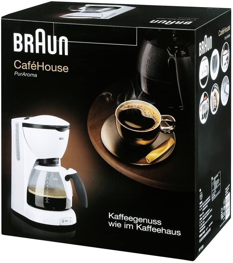 Braun Filter Coffee Machine Cafe House Brown Plastic 1100 1100 Watts