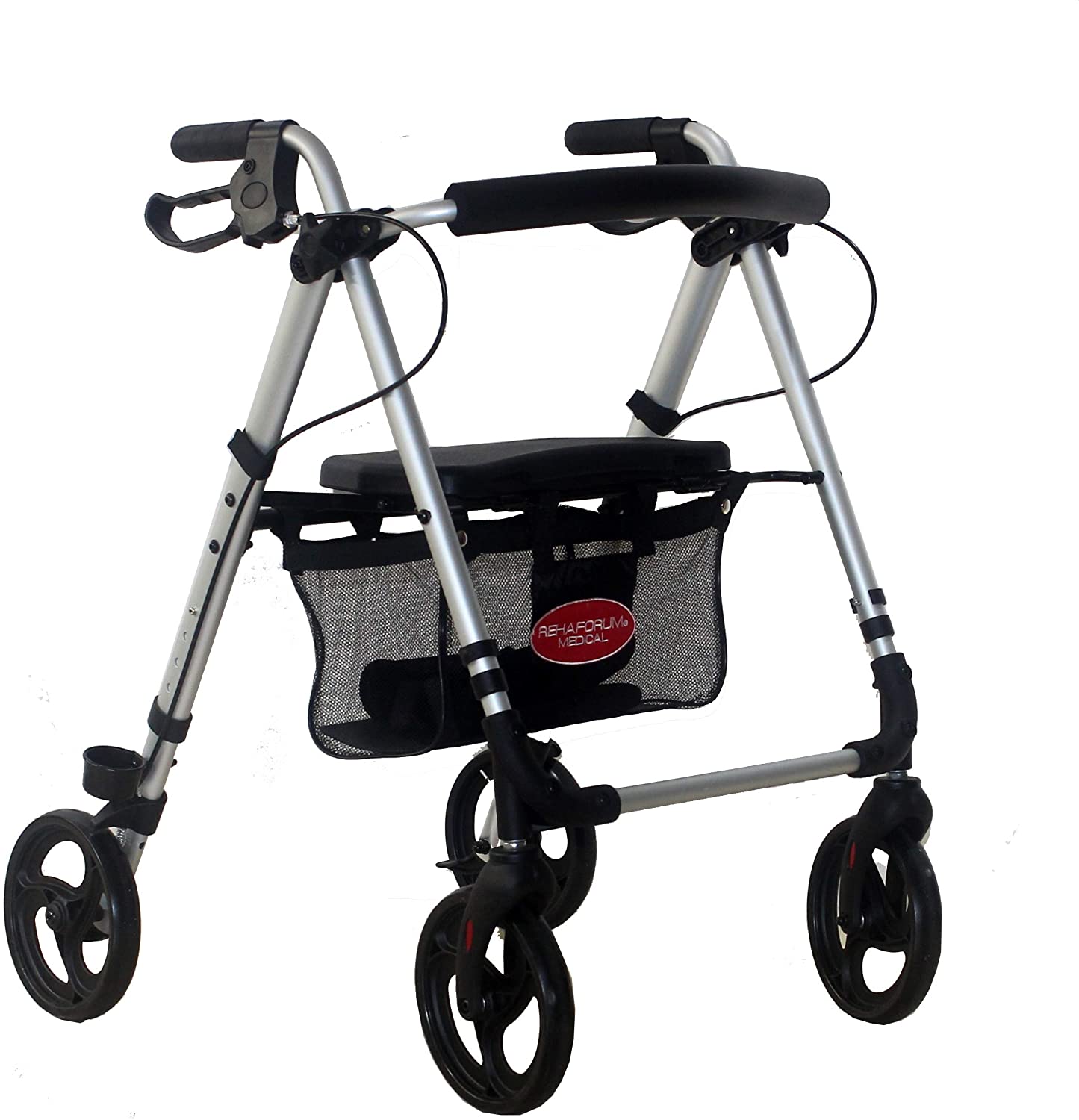 Rehaforum RFM Actimo Light Rollator Ultralight Walker Walking Aid Seat Height Adjusta