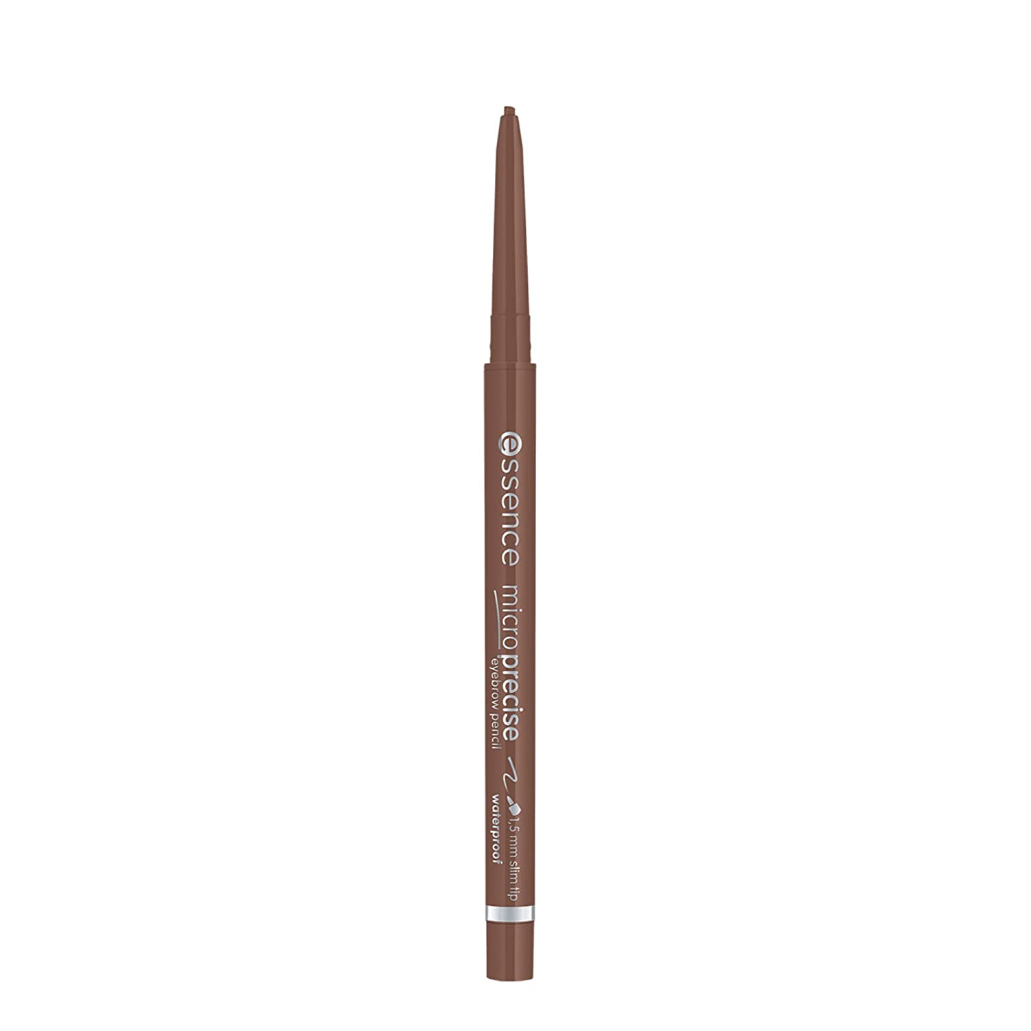 essence cosmetics essence Micro precise eyebrow pencil, eye pencil, eyebrow pencil, no. 02 light brown, brown, defining, long-lasting, natural, vegan, waterproof, microplastic particles free (0.05 g), brown ‎02