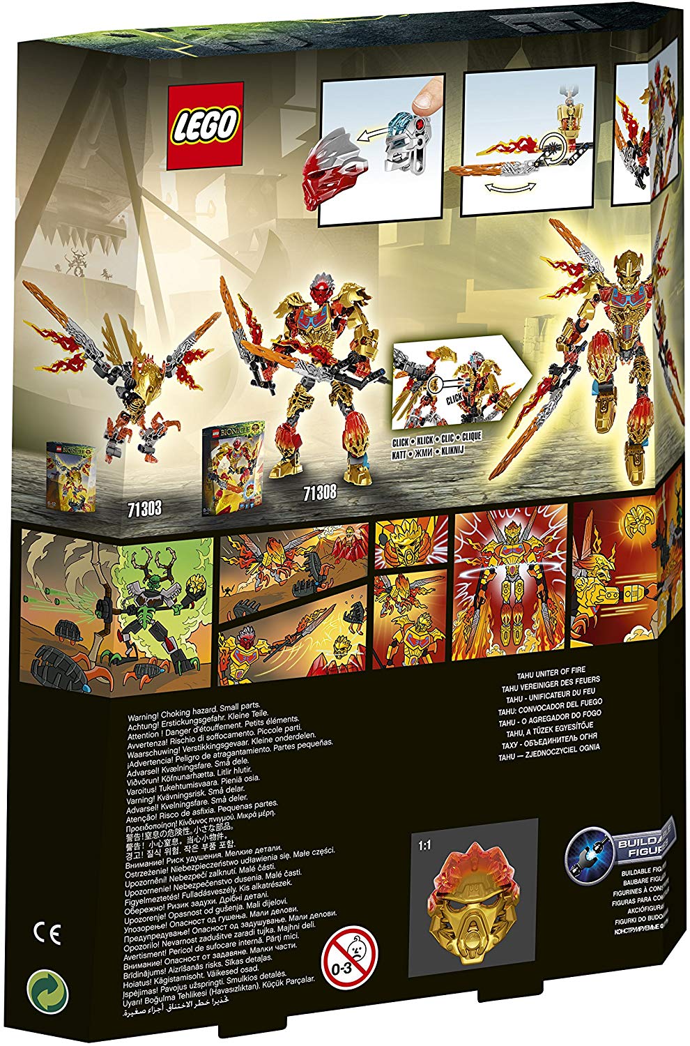 Lego Bionicle 71308: Tahu Uniter Of Fire  Mixed