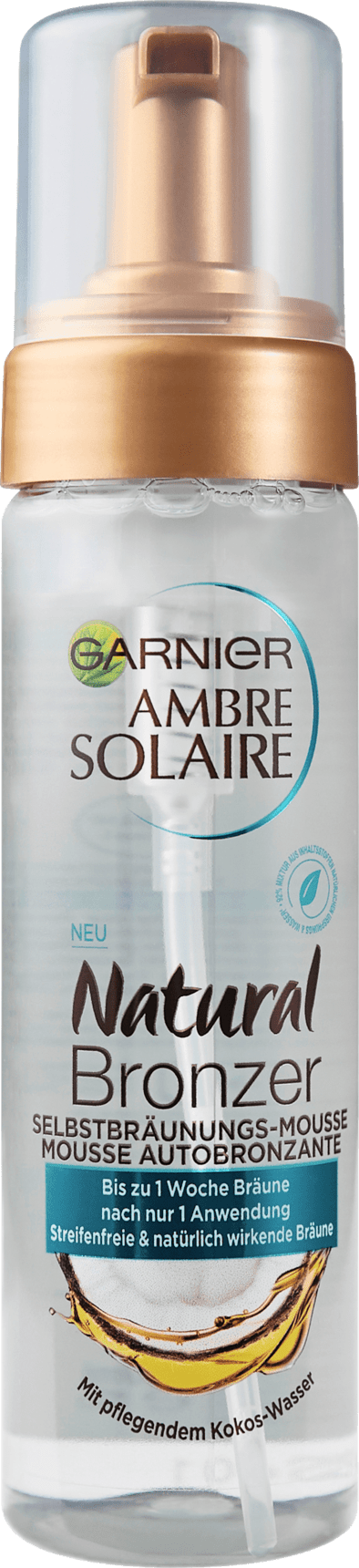 Garnier  Ambre Solaire Natural Bronzer Mousse, 200 Ml