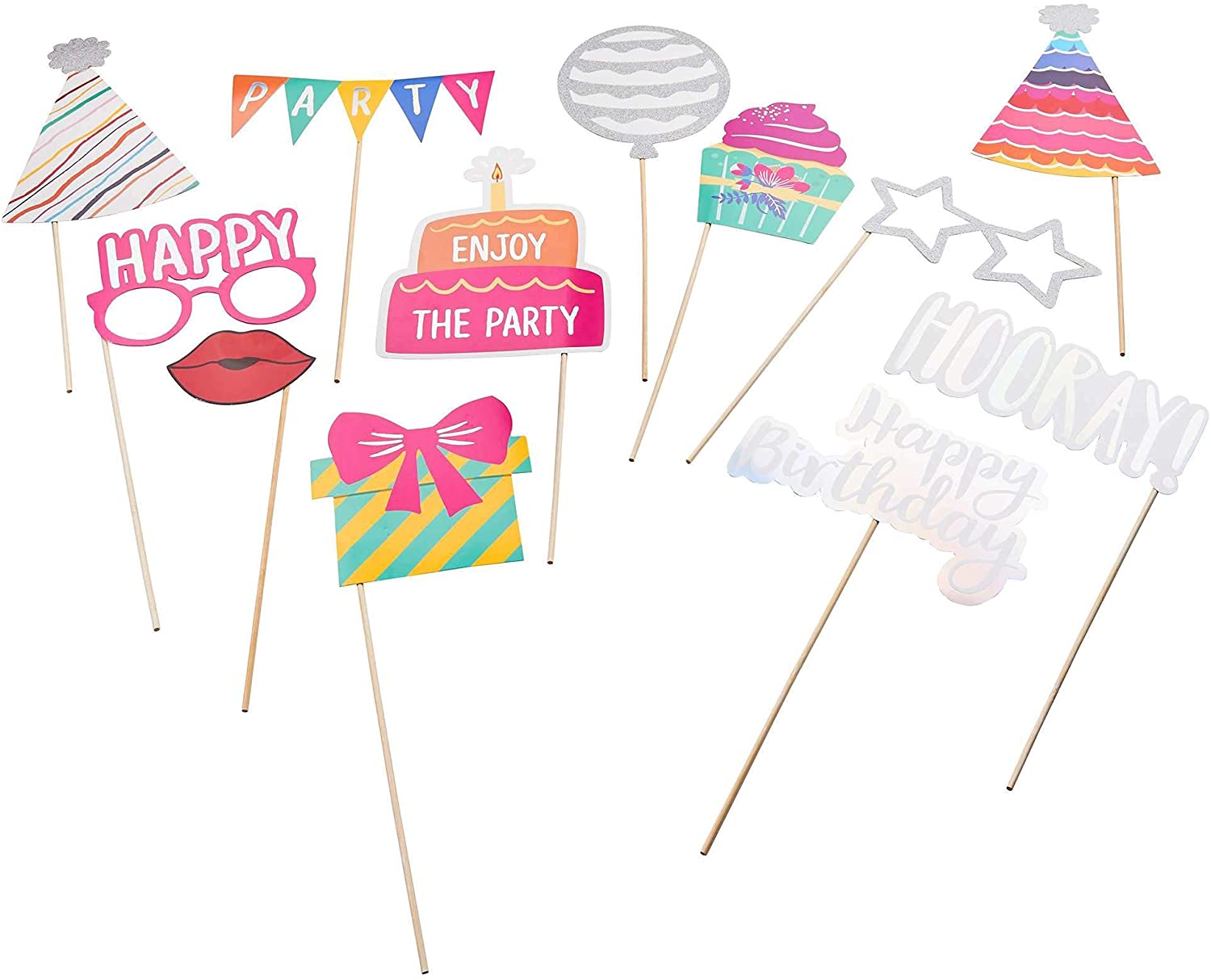 Butlers Happy Birthday Photobooth (12 Pieces)