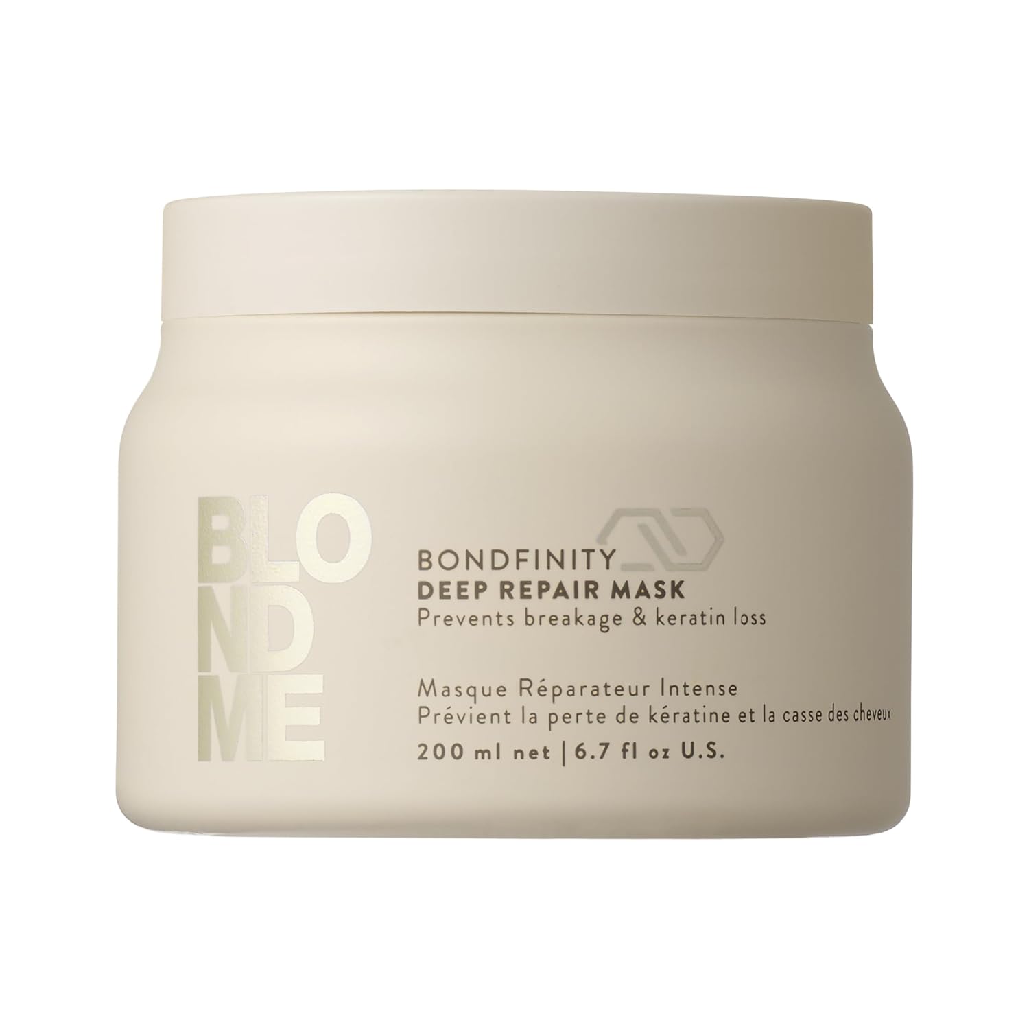 Schwarzkopf Professional BLONDME Bondfinity Deep Repair Mask Hair Mask Strengthening Hair Care Creates Bonds Smooths and Protects Porous Hair Hydrating and Softening 200 ml